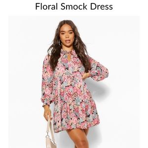Floral Smock Dress